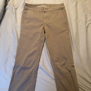 Khaki American Eagle pants
